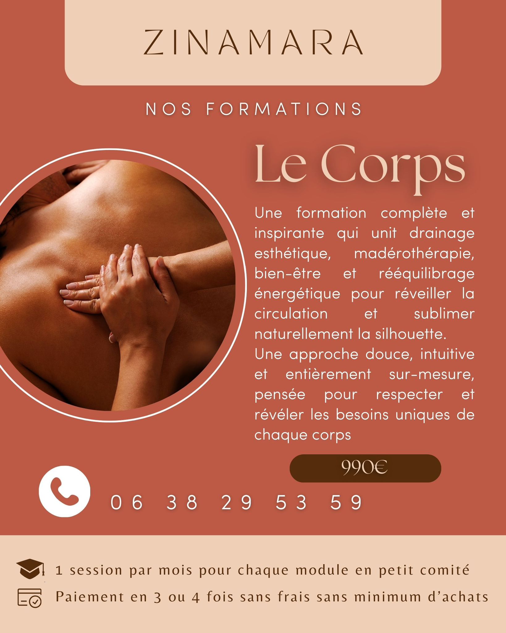 Formation madérothérapie  corps ZinAmara