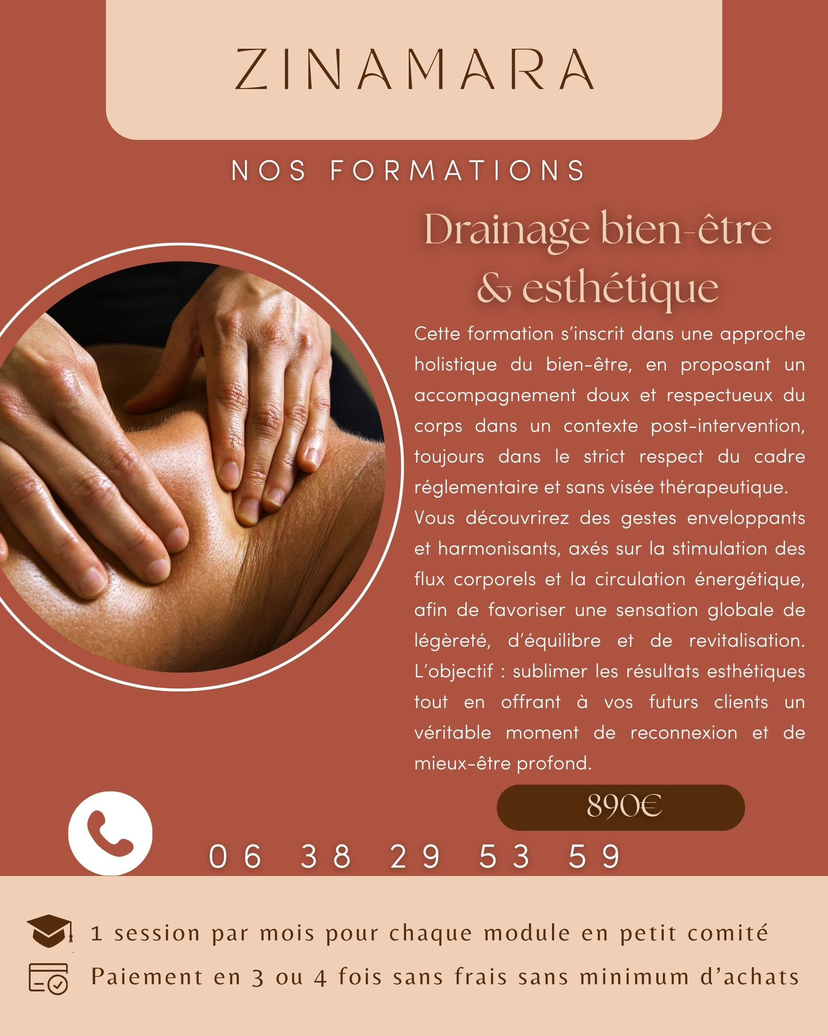 Formation madérothérapie drainage ZinAmara